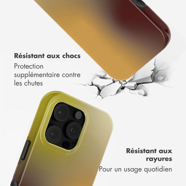 Selencia Coque arrière Vivid avec MagSafe Apple iPhone 16 Pro - Gradient Olive Dust
