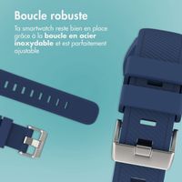 imoshion Bracelet en silicone flexible  - Connexion universelle 22 mm - Bleu foncé
