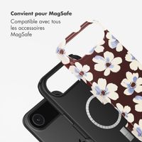 Selencia Coque arrière Vivid avec MagSafe Apple iPhone Air - Choco Flower Pop