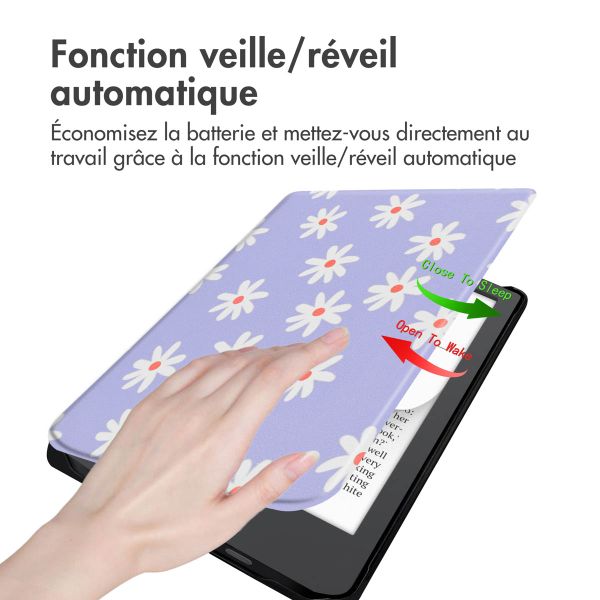 imoshion Design Slim Hard Case Sleepcover Pocketbook Verse / Verse Lite / Verse Pro / Vivlio Light / Light HD - Flowers Distance