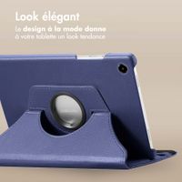 imoshion Coque tablette rotatif à 360° Samsung Galaxy Tab A11 / A9 8.7 pouces - Bleu foncé
