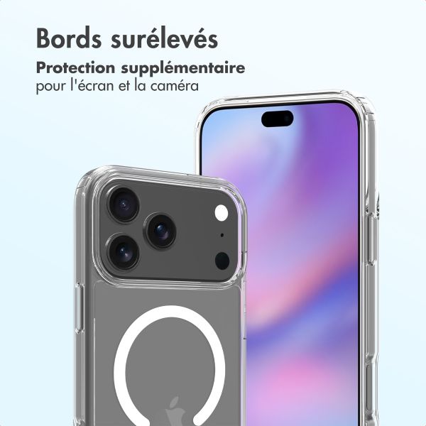 Accezz Coque arrière Xtreme Impact avec MagSafe Apple iPhone 17 Pro Max - Transparent