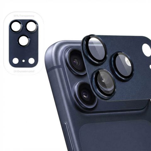 imoshion Protection Caméra en verre trempé 2 Pack Apple Apple iPhone 17 Pro Max - Deep Blue