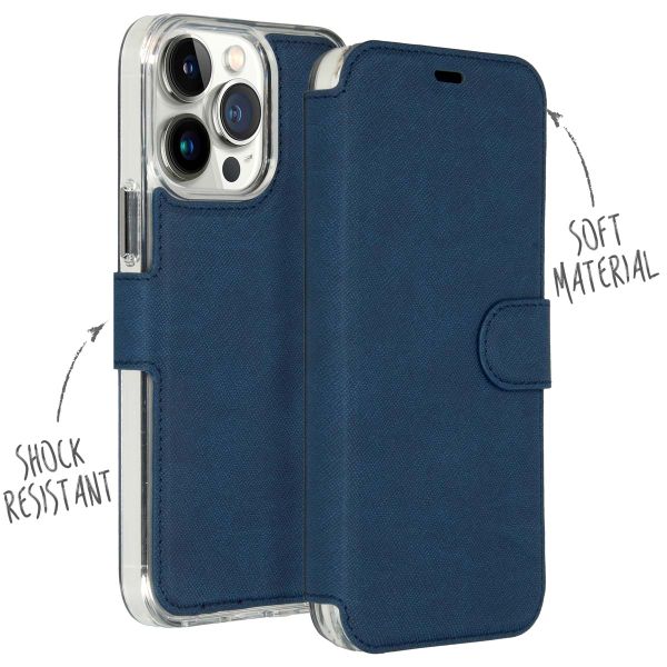 Accezz Étui de télephone Xtreme Wallet Apple iPhone 14 Pro Max - Bleu foncé
