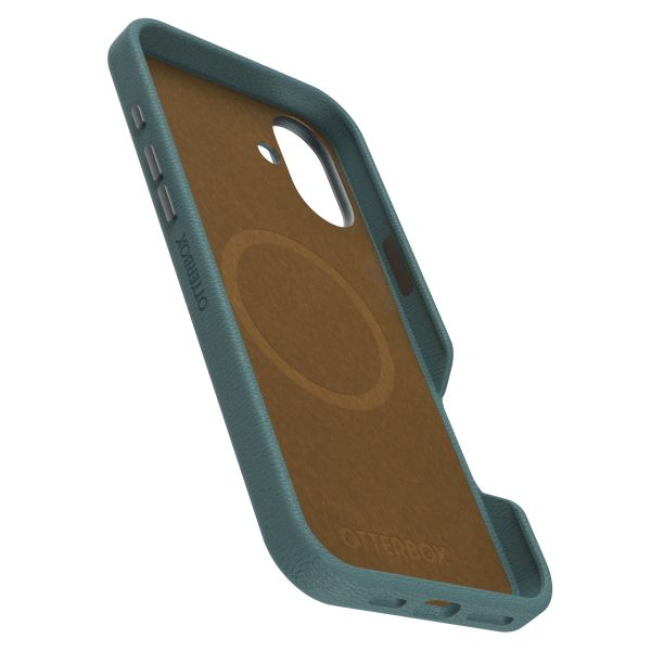 OtterBox Coque en cuir de cactus Symmetry MagSafe Apple iPhone 16 Plus - Juniper Sprig