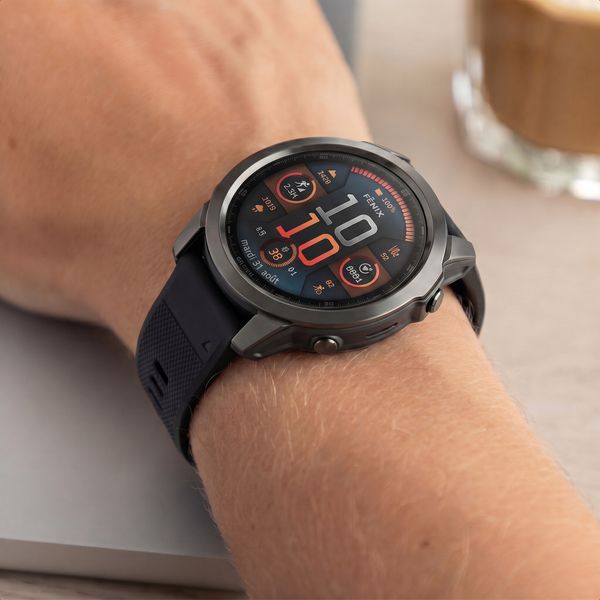 imoshion Coque rigide à couverture complète Garmin Fenix 8 - 47 mm - Noir