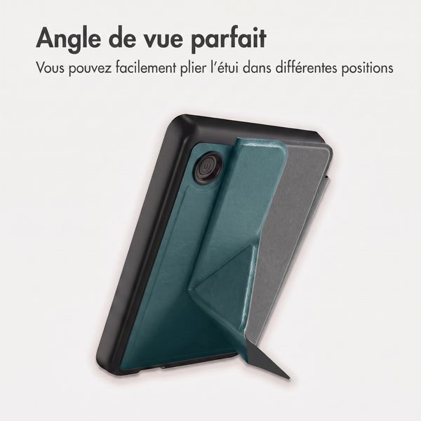 imoshion Étui de liseuse portefeuille Pliable Kobo Clara Colour / BW - Vert foncé