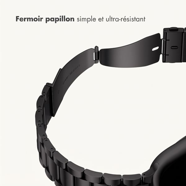 imoshion Bracelet acier Apple Watch | 44/45/46/49 mm - Noir