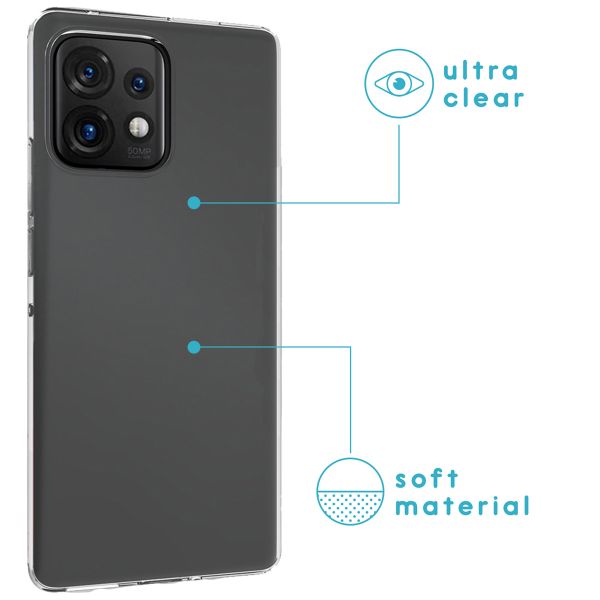 imoshion Softcase Back Cover Motorola Edge 40 Pro - Transparent