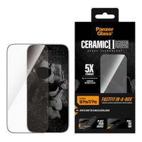 PanzerGlass Protection d'écran Ceramic FastFit en boîte Apple iPhone 18 Pro / 17 Pro