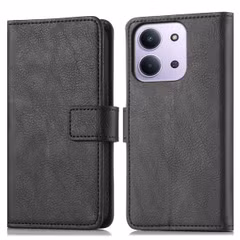 imoshion Étui de télephone portefeuille de luxe Xiaomi Redmi 15C (5G) - Noir