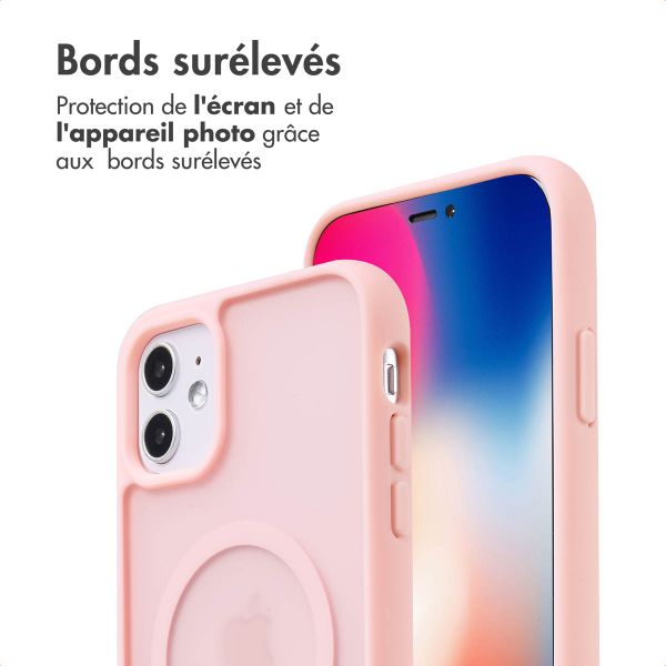 imoshion Coque Color Guard avec MagSafe Apple iPhone 11 - Rose clair
