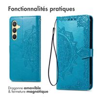 imoshion Etui de télephone Mandala Samsung Galaxy S24 Plus - Turquoise