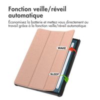 imoshion Coque tablette Trifold Amazon Fire Max 11 - Rose Doré
