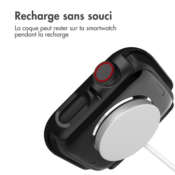 imoshion Coque rigide à couverture complète Apple Watch 4 / 5 / 6 / SE - 40 mm - Noir