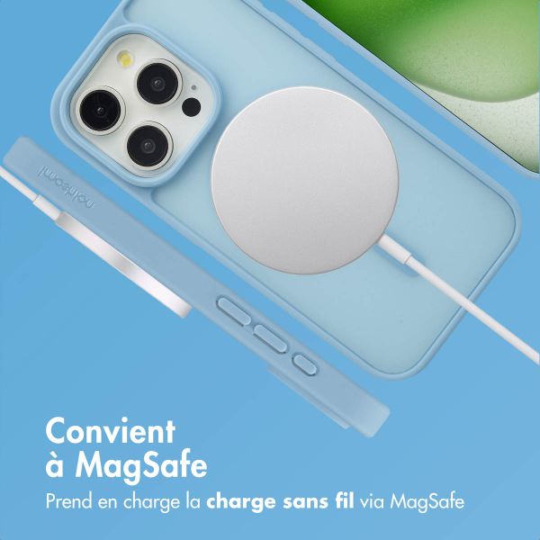 imoshion Coque Color Guard avec MagSafe Apple iPhone 15 Pro - Bleu clair