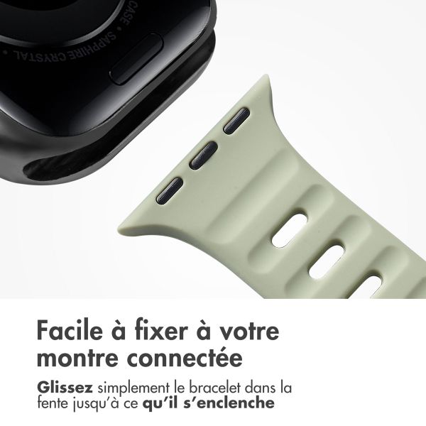 imoshion Bracelet Active Sport en silicone Apple Watch | 38/40/41/42 mm - Pacific Green