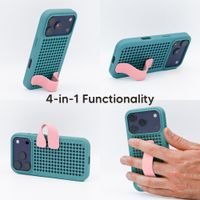 Callbuddy Coque avec strap Apple iPhone 17 Pro - Miami Vice