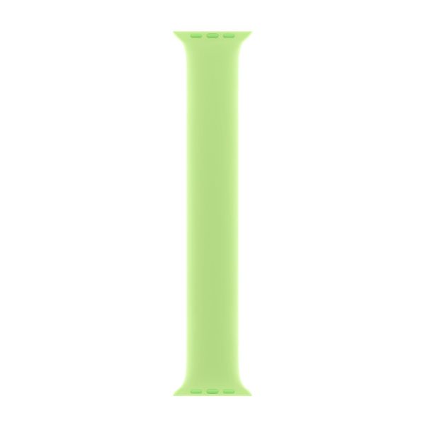 Apple Bracelet Boucle unique en Silicone Apple Watch | 44/45/46/49 mm - Taille 3 - Sprout Green
