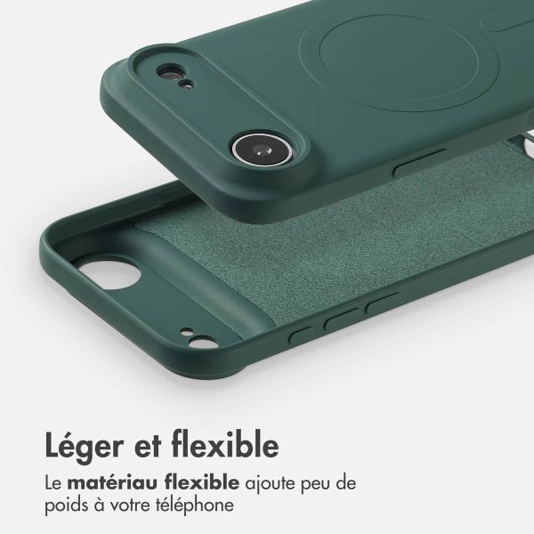 imoshion Coque Couleur avec MagSafe Apple iPhone Air - Vert foncé