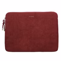 Selencia Pochette ordinateur Corduroy 13-14 pouces - Deep Burgundy