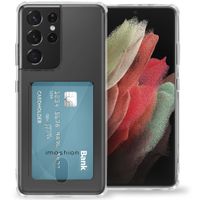 imoshion Coque silicone avec support de passe Samsung Galaxy S21 Ultra - Transparent