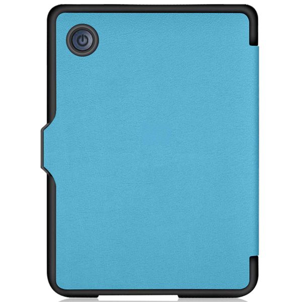 imoshion Étui de liseuse portefeuille Slim Hard Kobo Clara 2E / Tolino Shine 4 - Bleu clair