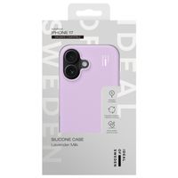 iDeal of Sweden Coque en silicone avec MagSafe Apple iPhone 17 - Lavender Milk