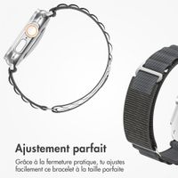 Accezz Bracelet en nylon Alpine Apple Watch | 44/45/46/49 mm - Dark Grey