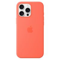 Apple Coque en silicone MagSafe Apple iPhone 16 Pro Max - Tangerine Orange