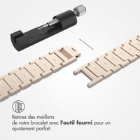 Selencia Bracelet à maillons scintillants Apple Watch | 38/40/41/42 mm - Champagne Gold