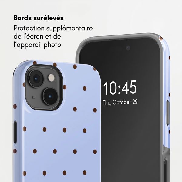 Selencia Coque arrière Vivid avec MagSafe Apple iPhone 14 - Happy Dots Digital Sky