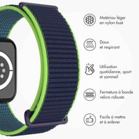 imoshion Bracelet en nylon Apple Watch | 38/40/41/42 mm - Lime