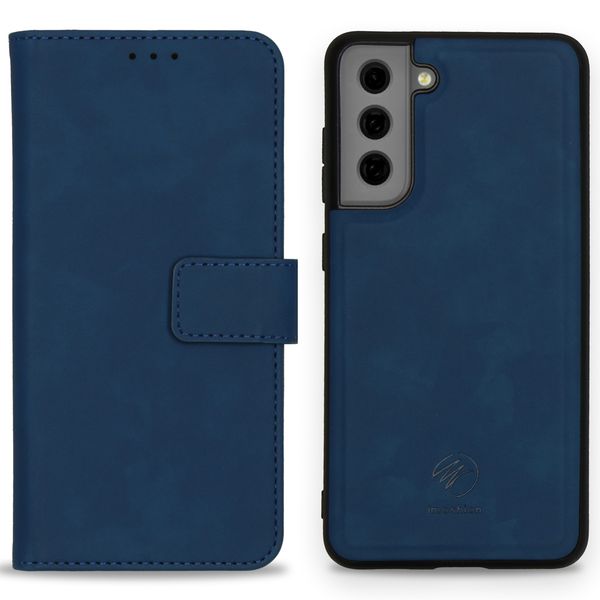 imoshion Etui de télephone luxe 2-en-1 amovible Samsung Galaxy S21 FE - Bleu