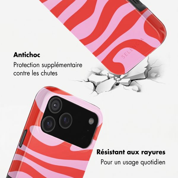 Selencia Coque arrière Vivid avec MagSafe Apple iPhone 18 Pro Max / 17 Pro Max - Dream Swirl Pink