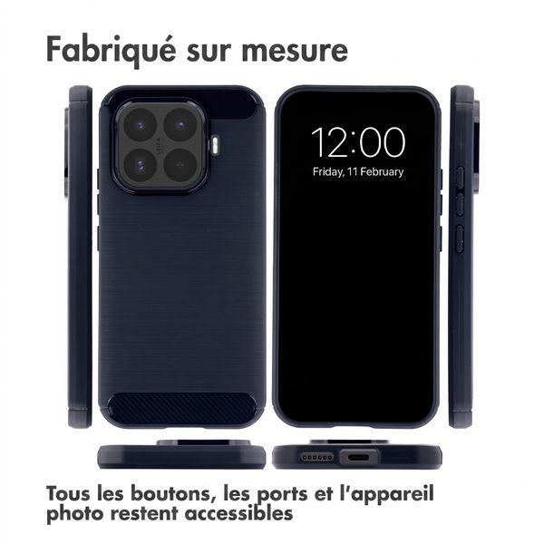 imoshion Coque Brushed Xiaomi 17T - Bleu foncé