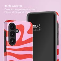 Selencia Coque arrière Vivid Samsung Galaxy S26 - Dream Swirl Pink