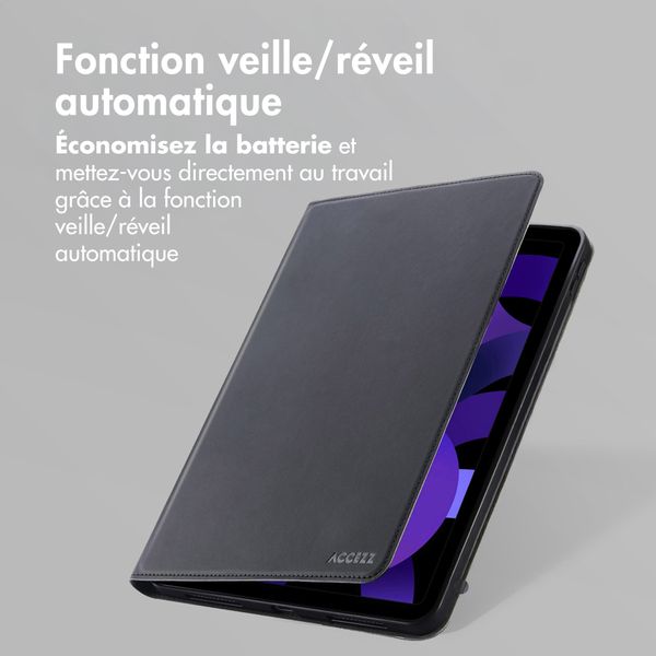 Accezz Coque tablette Classic Apple iPad 11 (2025) 11 pouces A16 / iPad 10 (2022) 10.9 pouces - Noir