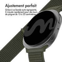 imoshion Bracelet en nylon Samsung Galaxy Watch 8 (40/44mm) / Classic (46mm) - Army Green