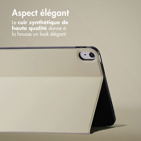 Accezz Coque tablette Classic Apple iPad 11 (2025) 11 pouces A16 / iPad 10 (2022) 10.9 pouces - Greige