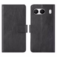 imoshion Étui de télephone portefeuille de luxe OnePlus Nord 4 - Noir
