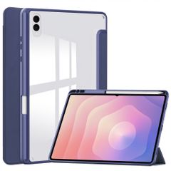 imoshion Coque tablette rigide Trifold Samsung Galaxy Tab S11 Ultra - Bleu foncé