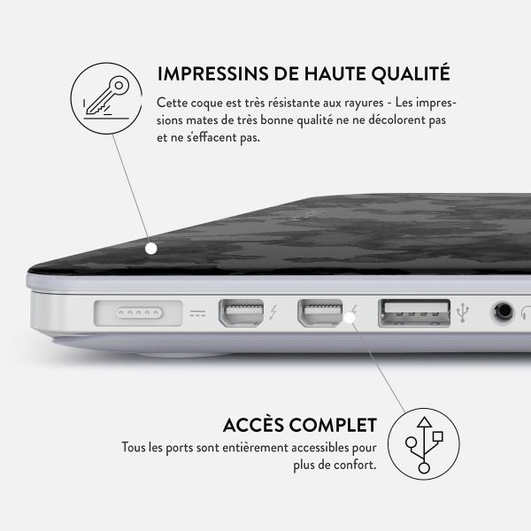 Burga Coque Rigide Apple MacBook Air 13 pouces (2022 / 2024 M3 / 2025 M4 / 2026 M5) - Nocturnal