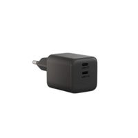 Zens Chargeur compact 2x USB-C 100W - Adaptateur secteur - Noir
