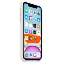 Apple Coque en silicone Apple iPhone 11 - White