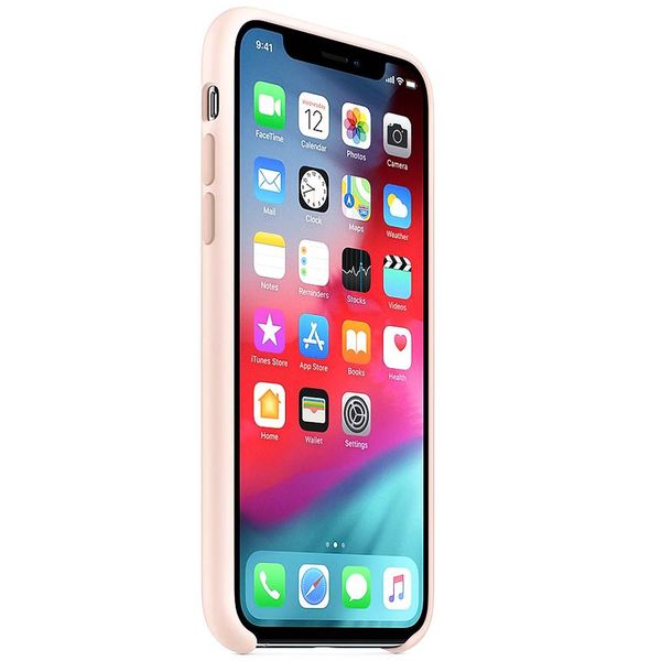 Apple Coque en silicone Apple iPhone X / Xs - Pink Sand