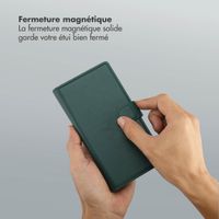 Selencia Étui portefeuille amovible Olyn avec MagSafe Samsung Galaxy S25 Ultra - Vert