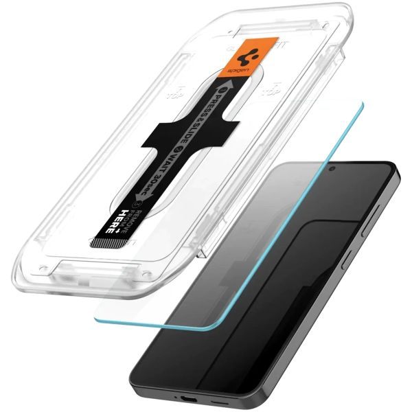 Spigen Protection d'écran en verre trempé GLAStR Fit 2 Paquets + Applicator Samsung Galaxy S24 Plus / S25 Plus
