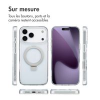 Accezz Coque Ring Stand avec MagSafe Apple iPhone 17 Pro - Transparent