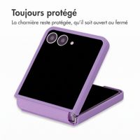 Accezz Coque arrière Grid Samsung Galaxy Z Flip 8 - Lilas